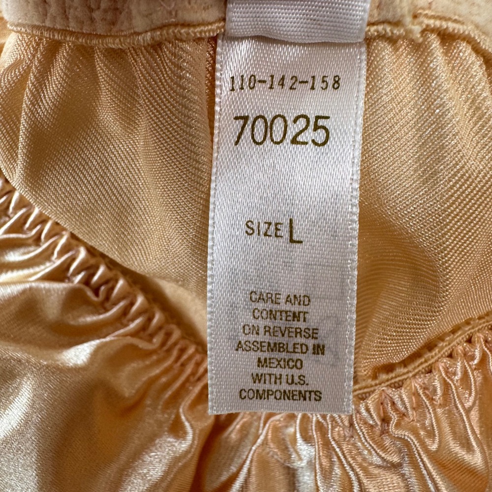 Vintage Victoria's Secret Second Skin Panties Gold Women's Size Large - Picture 5 of 9